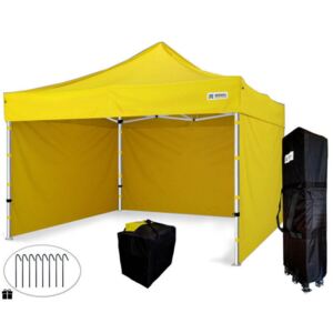 Reklám sátor 4x4m - sárga