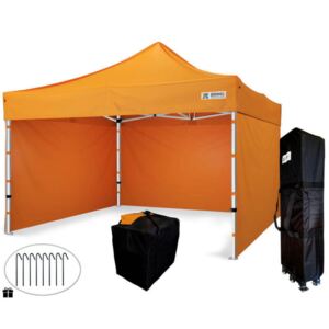 Reklám sátor 4x4m - Narancssárga