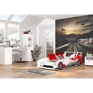 Dětská postel AUTO GT Formule 1 + matrace + rošt ZDARMA, 80x160, VZOR 06