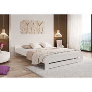 EURO ágy matraccal és ágyráccsal, 90x200 cm, fehér