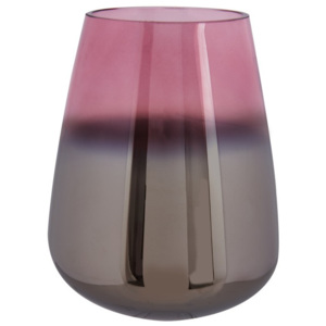 Oiled rózsaszín üvegváza, magasság 23 cm - PT LIVING