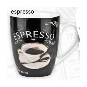 Espresso feliratú kávés porcelán bögre - 380 ml