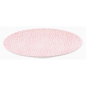 Lunasol - Érdes lapos tányér Coupe rózsaszín 20,5 cm - Flow (491181)