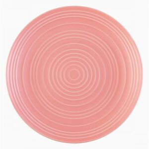 Lunasol - Lapos tányér Spiral világos rózsaszín 23 cm - Gaya RGB (451825)