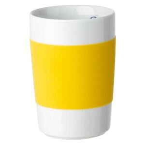 Kahla - Nagy pohár sárga csíkkal Kahla touch! 350ml (K100107)