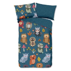 Owls gyerek pamut ágyneműhuzat, 140 x 200 cm - Good Morning