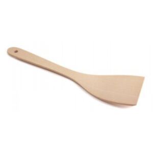 Enger fa spatula hajlított lyukacsos 30 cm