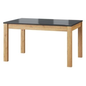 Asztal CAAK8 Camargue tölgy + fekete