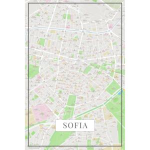 Sofia color térképe