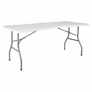 Astoreo Összecsukható kerti asztal fehér magassága: 74 cm, az asztallap