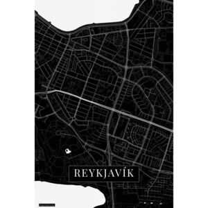 Reykjavik black térképe