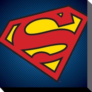 Vászonkép DC Comics - Superman Symbol, (40 x 40 cm)