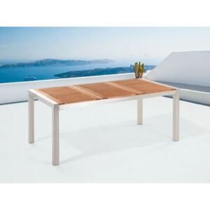 Beliani Modern kerti asztal mahagónifából 180 x 90 cm GROSSETO