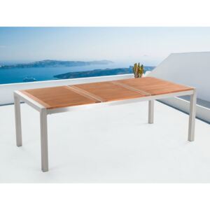 Beliani Modern kerti asztal mahagónifából 220 x 100 cm GROSSETO