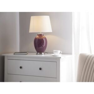Beliani Elegáns lila asztali lámpa BRENTA