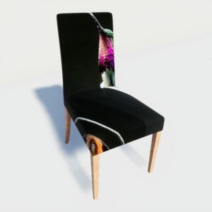 Madaras szék -egyedi printelt mintával kárpitozva