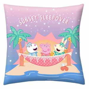 Peppa Pig Sunset Sleep Over kispárna, 40 x 40 cm