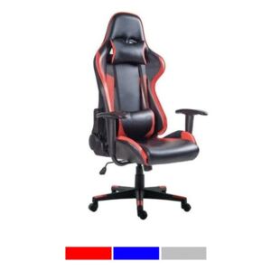 Gamer és irodai, főnöki szék PRO (piros)