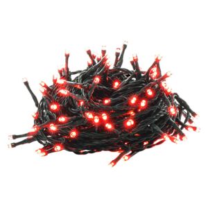 Retlux RXL 307 karácsonyi fényfüzér 150 LED 15+5m, piros