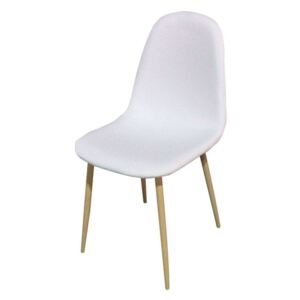 4 db szövetborítású szék, több színben-fehér