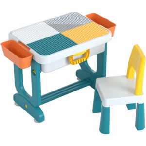 LittleONE by pepita Handy multifunkciós építőasztal székkel