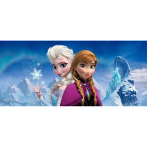 Buvu Vlies fotótapéta: Frozen, Jégvarázs Sisters (panoráma) - 202x90 cm