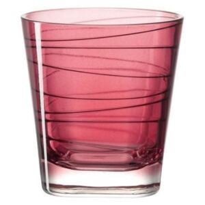 VARIO pohár whiskys 250ml piros - Leonardo