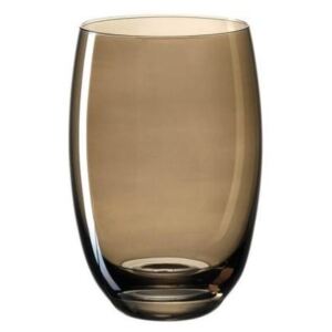 LUCENTE pohár üdítős 460ml barna - Leonardo