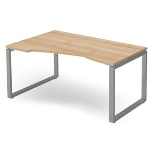 EX-HA-158/100-B-FL2 Extend irodabútor, "L" alakú operatív asztal FL2 fémlábbal, balos kivitelben, 158 x 100 cm-es méretben