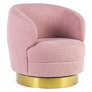 GISELLA rózsaszín forgó fotel