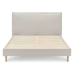 Sary Light bézs kétszemélyes ágy, 180 x 200 cm - Bobochic Paris
