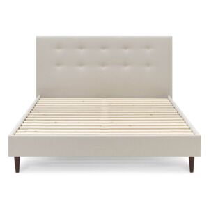 Rory Dark bézs kétszemélyes ágy, 160 x 200 cm - Bobochic Paris