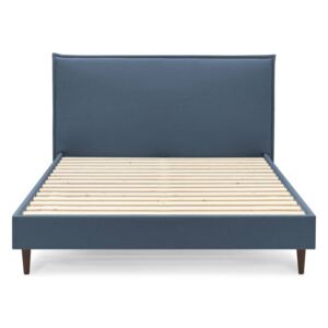 Sary Dark kék kétszemélyes ágy, 180 x 200 cm - Bobochic Paris