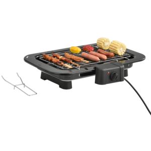 [casa.pro]® Elektromos asztali grillsütő 2.200 W Helytakarékos 50 x 36,5 x 9 cm Kültéri grillsütő