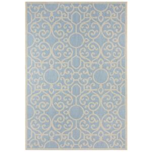 Nebo kék-bézs kültéri szőnyeg, 70 x 140 cm - Bougari