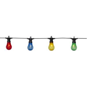 Circus színes kültéri LED fényfüzér, 10 izzó - Best Season