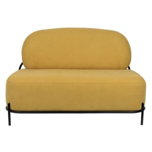 Polly sárga kétszemélyes kanapé - White Label