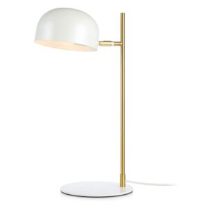 Pose Table 1L fehér asztali lámpa rézszínű álvánnyal - Markslöjd
