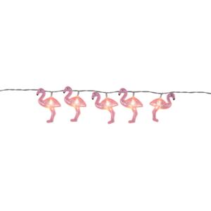 Go Flamingo LED fényfüzér, 10 izzó - Best Season