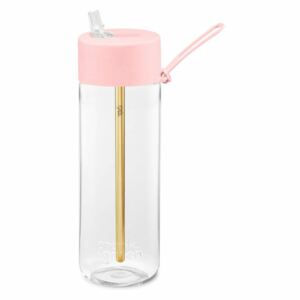 Original Bottle Blushed Rózsaszín 740ml Tritán átlátszó BPA mentes műanyag kulacs szívószáltartó sport kupakkal