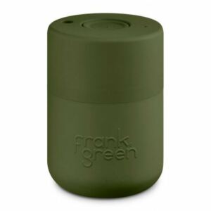 Original Cup khaki Zöld 230ml Tritán BPA mentes műanyag utazó pohár nyomógombos kupakkal