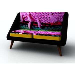 Dizájner kanapé egyedi mintával-2 személyes