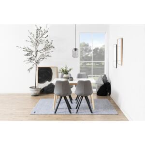 Dizajnová stolička Nascha, svetlo šedá-čierna