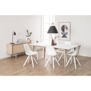 Dizajnová stolička Nascha, biela