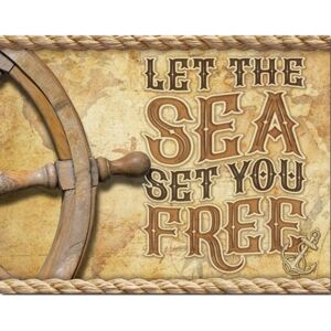 Sea - Set You Free fémplakát, (41 x 32 cm)