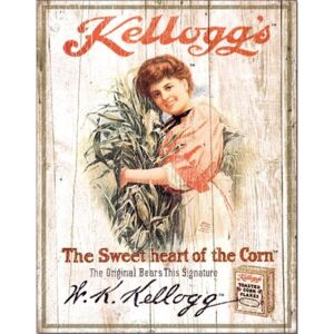 Kellogg's Sweetheart fémplakát, (32 x 41 cm)