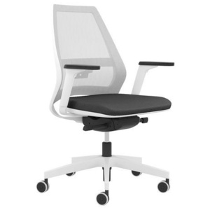 Infinity Net White irodai szék, fekete