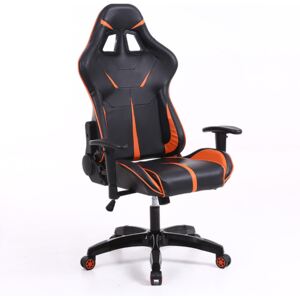 Sintact Gamer szék Narancs-Fekete lábtartónélkül