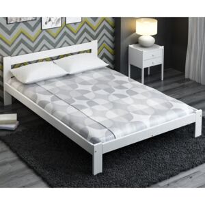 AMI bútorok Akio VitBed ágy 90x200cm tömör fenyő fehér