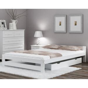 AMI bútorok Ran VitBed fehér fenyő ágy 120x200cm